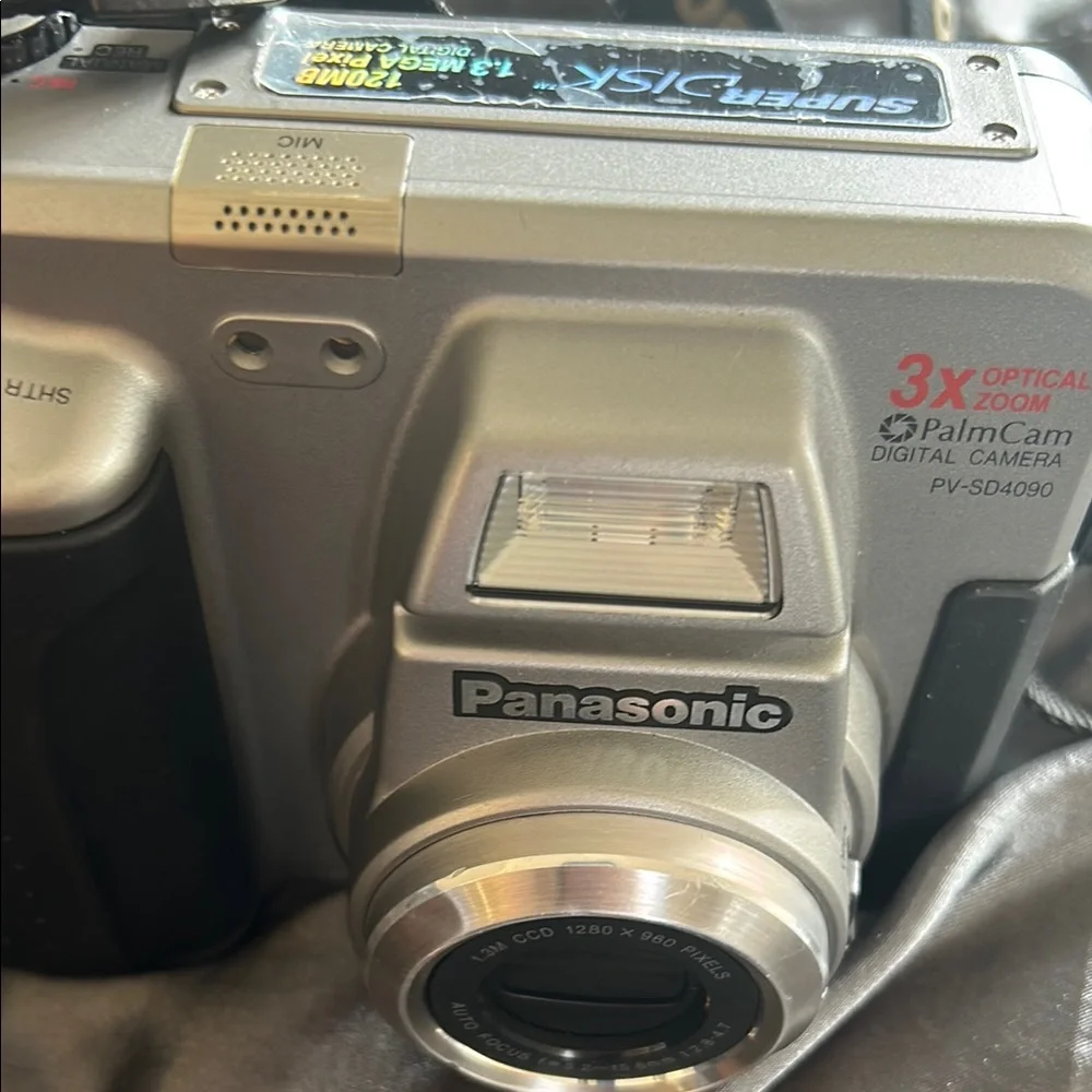 Panasonic Silver Digital Camera with Compact Design